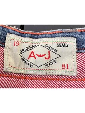 Armani Jeans Italy Straight Leg Denim 38x32